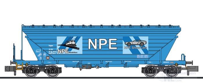 Liliput 265902 - Getreidetransportwagen NPE NL Ep.VI hellblau Uagpps N 1:160