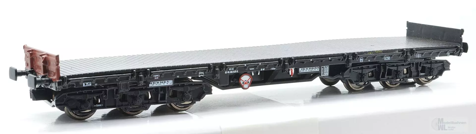 NPE NW22908 - Schwerlastwagen DB Ep.IV/V Salmms 454 unbeladen H0/GL