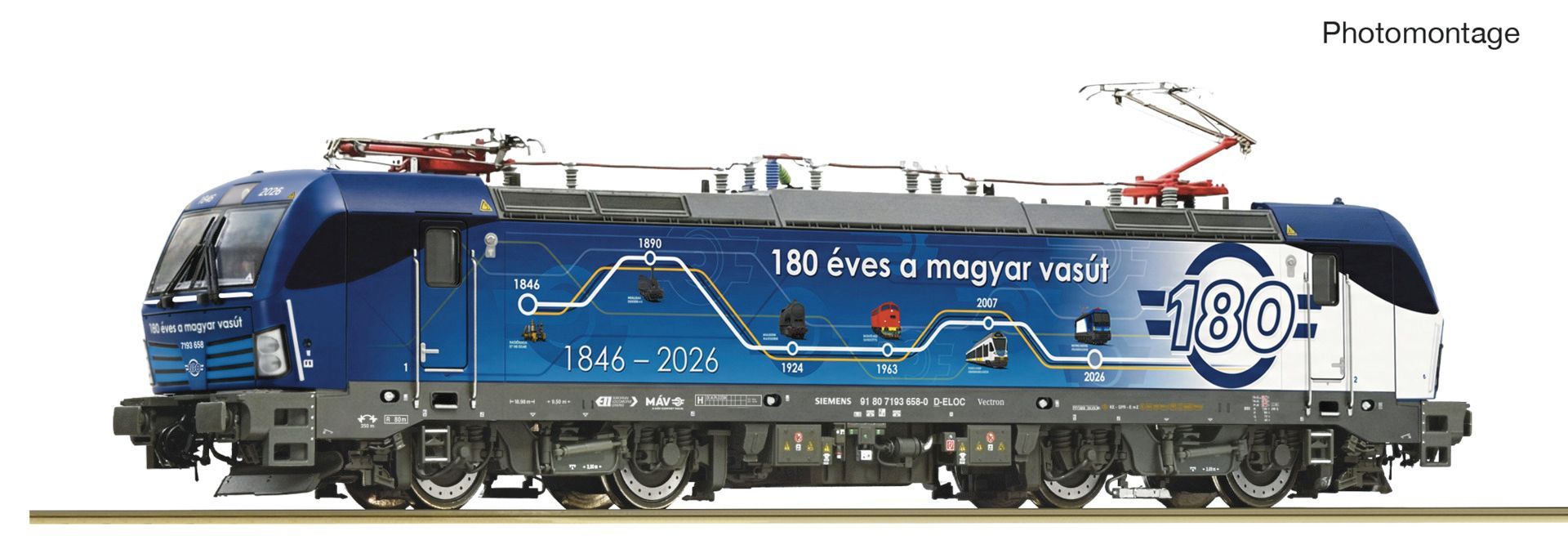 Roco 7520230 - E-Lok 7193 658-0 MAV Ep.VI H0/WS SOUND