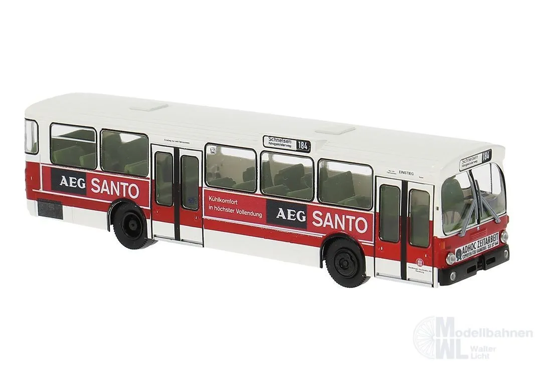 Brekina 50833 - Mercedes-Benz O 305 AEG Santo Hamburg H0 1:87