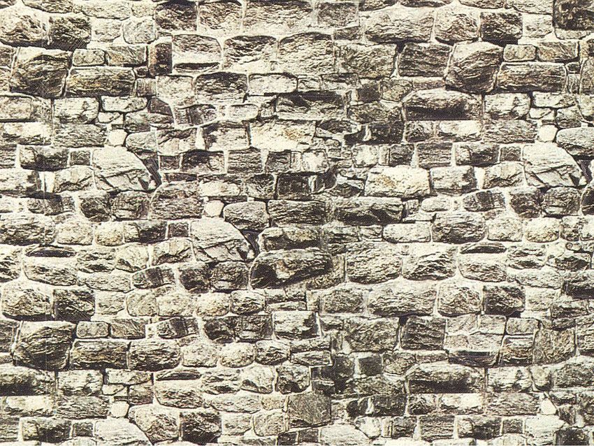 Noch 57510 - Mauerplatte Granit 32 x 15 cm 0/H0/TT
