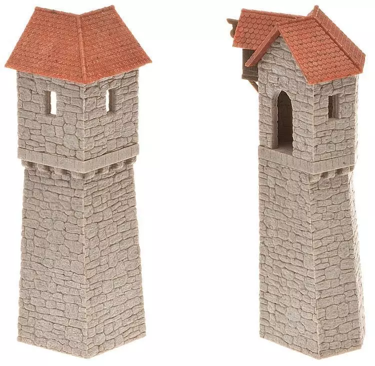Faller 130403 - 2 Altstadt-Wehrtürme H0 1:87