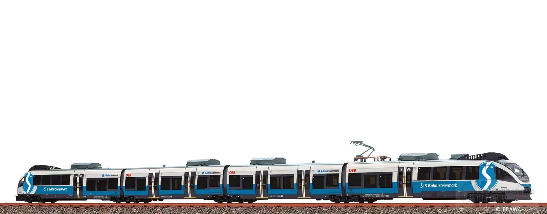 Brawa 44273 - Triebwagen Talent BR 4024 ÖBB Ep.VI Steiermark H0/WS DIGITAL EXTRA