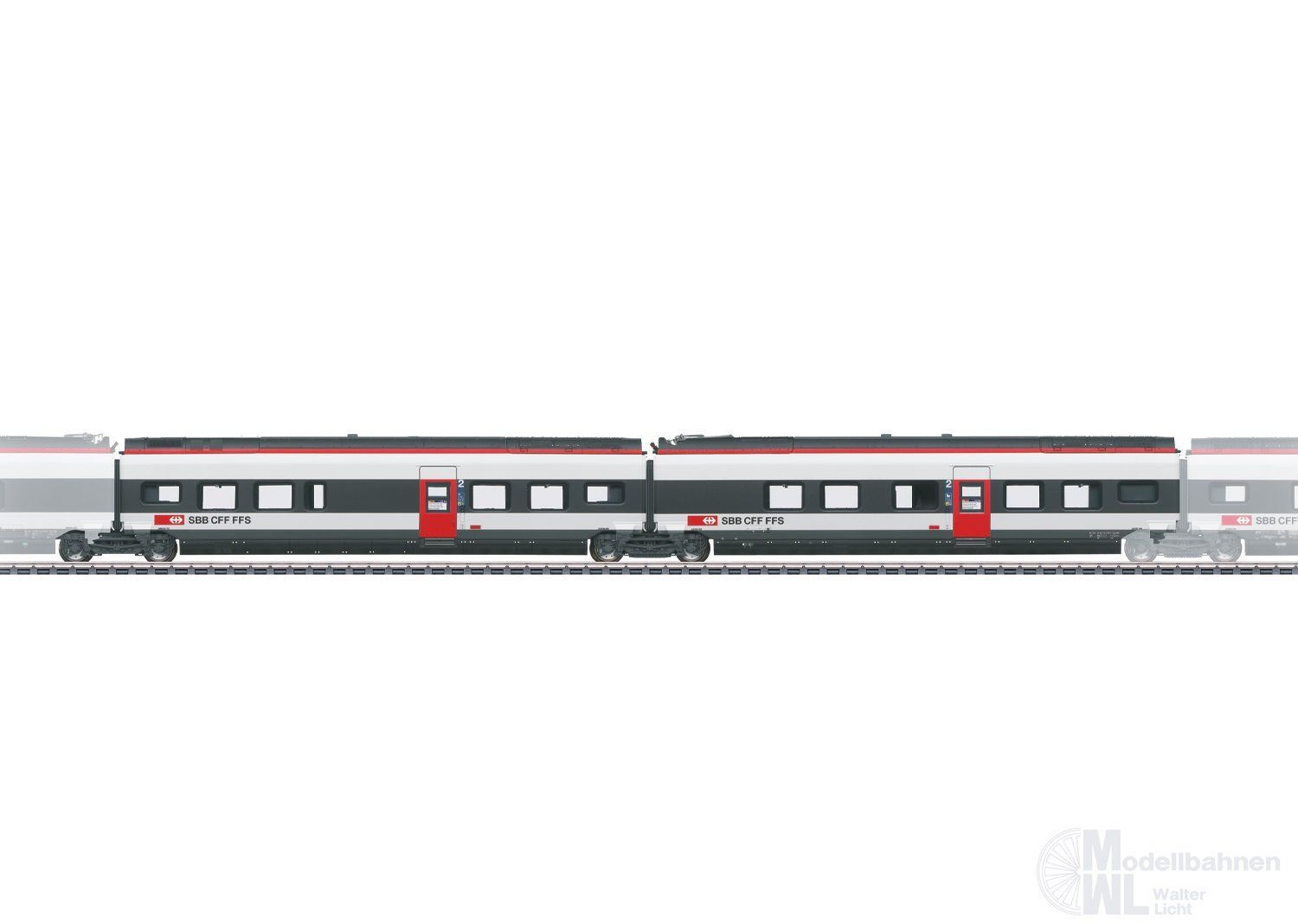 Märklin 43451 - Ergänzungswagen Set 1 zum Giruno SBB Ep.VI 2.tlg H0/WS