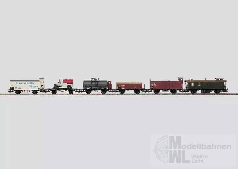 Märklin 45102 - MÄRKLIN - Guterwagen-Set Geislinger Steige K.W.St.E. Ep.I 6.tlg. H0/WS