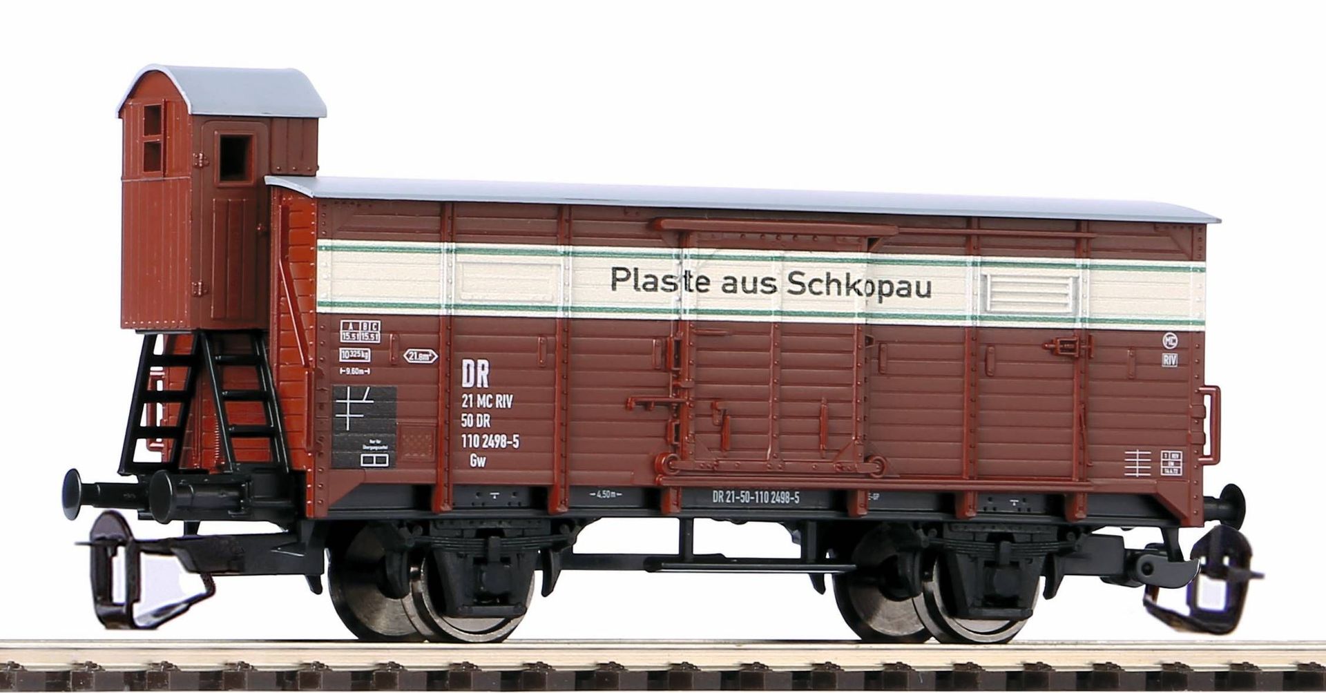 Piko 47762 - Güterwagen gedeckt DR Ep.IV Plaste TT 1:120