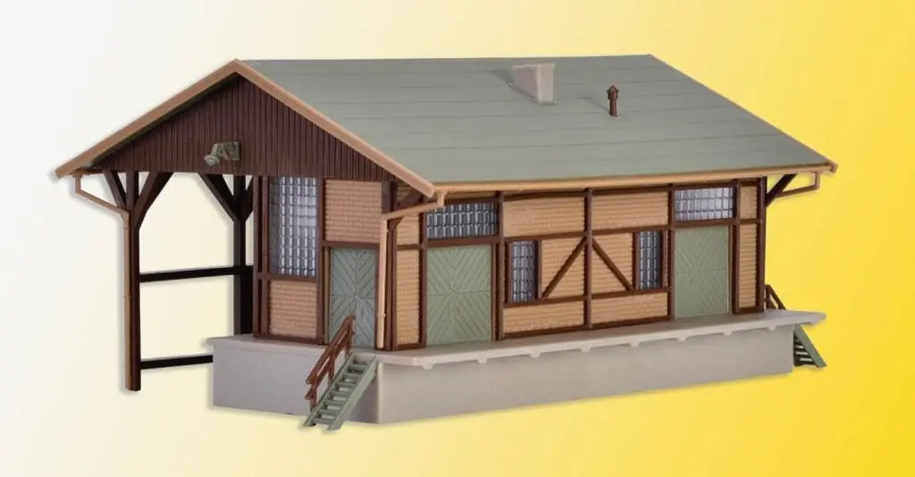 Vollmer 47539 - Güterschuppen offen N 1:160