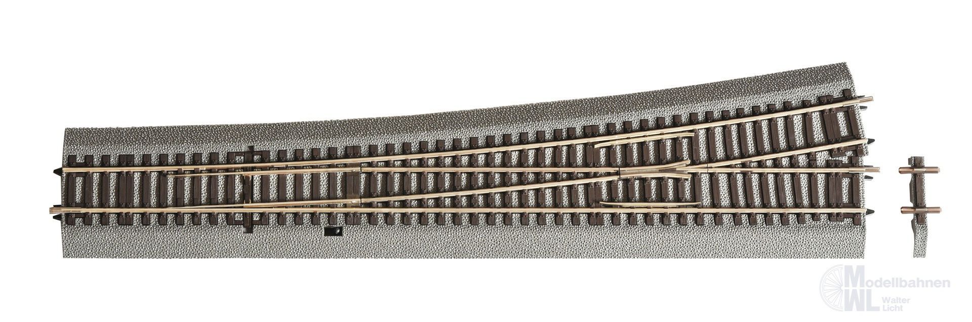 Roco 42582 - Weiche links WL-10 hand mit Bettung H0/GL