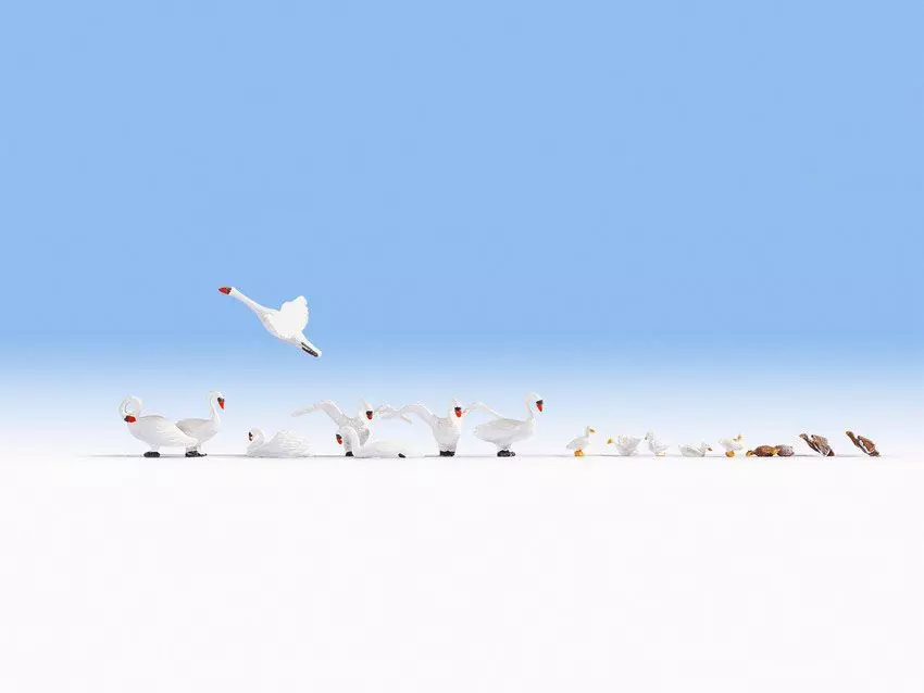 Noch 15774 - Schwäne und Enten H0 1:87