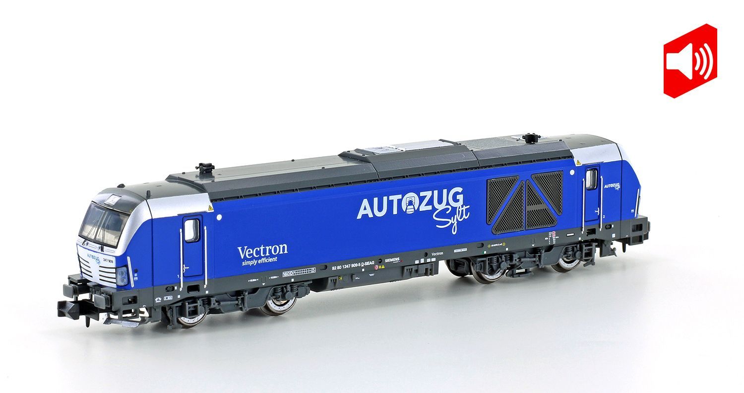 Hobbytrain 3112S - Diesellok BR 247 908 Autozug Sylt Ep.VI N 1:160 Sound