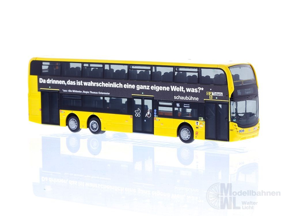 Rietze 78034 - Alexander Dennis Enviro500 BVG-Schaubühne H0 1:87