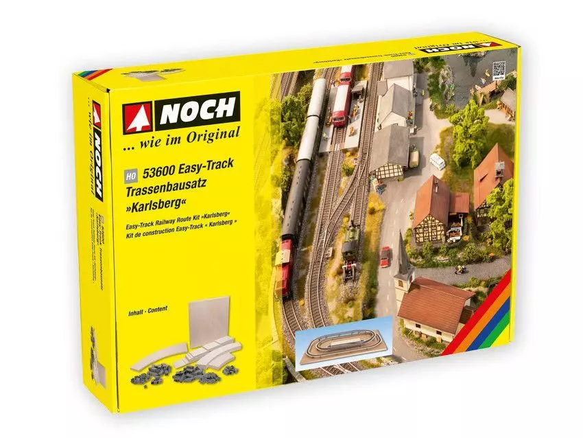 Noch 53600 - Easy-Track Trassenbausatz Karlsberg H0 1:87