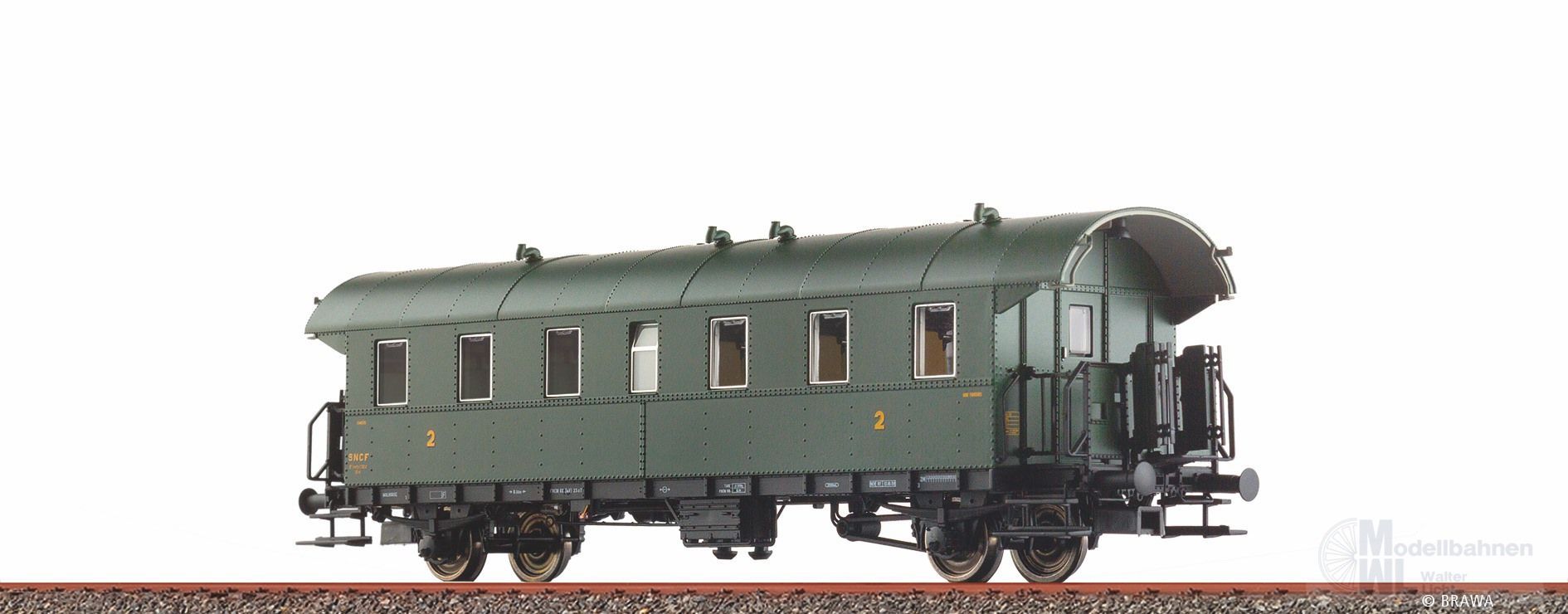 Brawa 46718 - Personenwagen Ci-28 SNCF Ep.III H0/GL