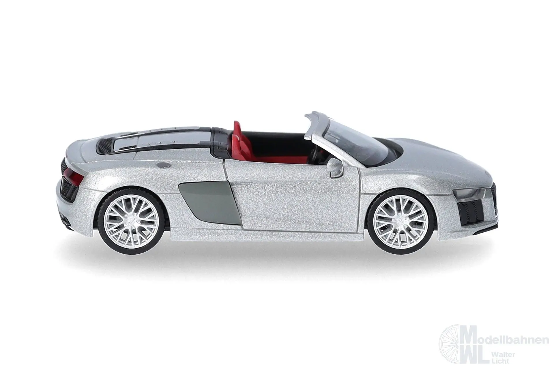 Herpa 038690-002 - Audi R8 V10 Spyder eissilber H0 1:87