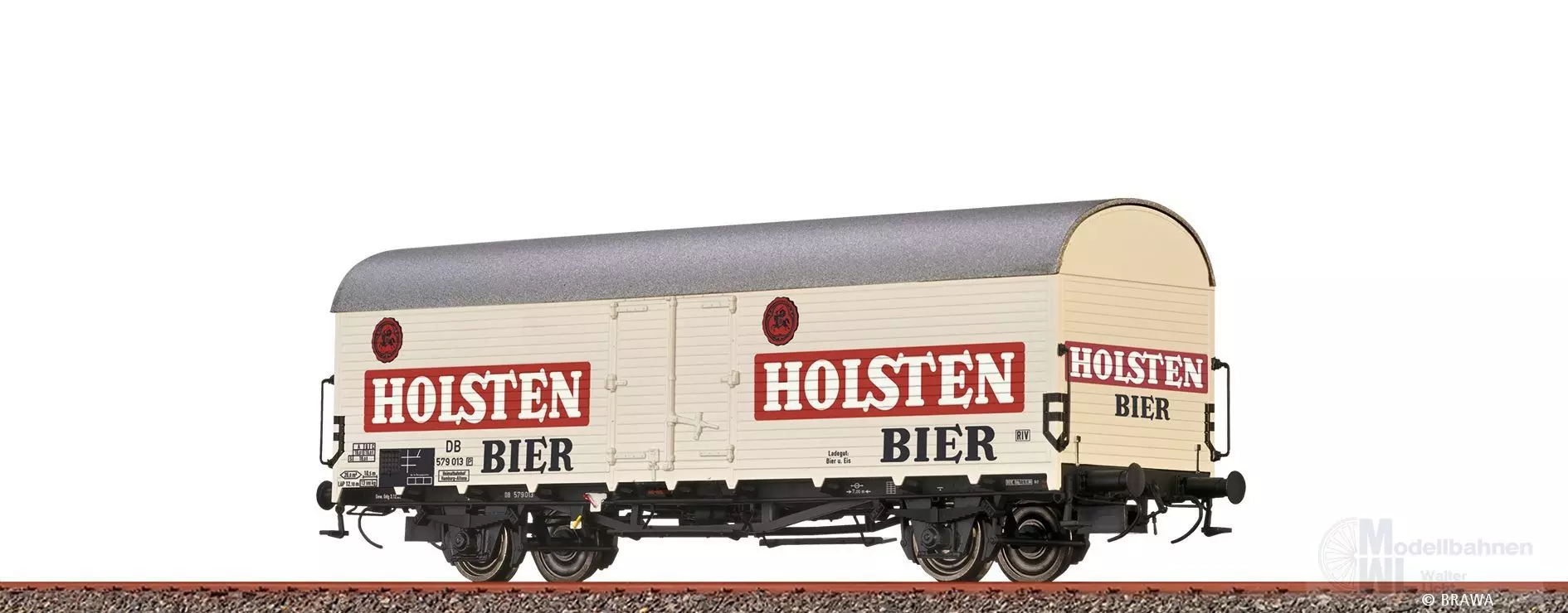 Brawa 50983 - Güterwagen ged. DB Ep.III Holsten Tnfhs 38 H0/GL