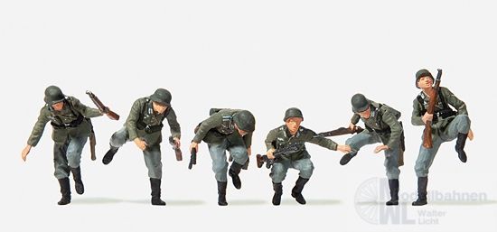 Preiser 16878 - Absitzende Panzergrenadiere H0 1:87