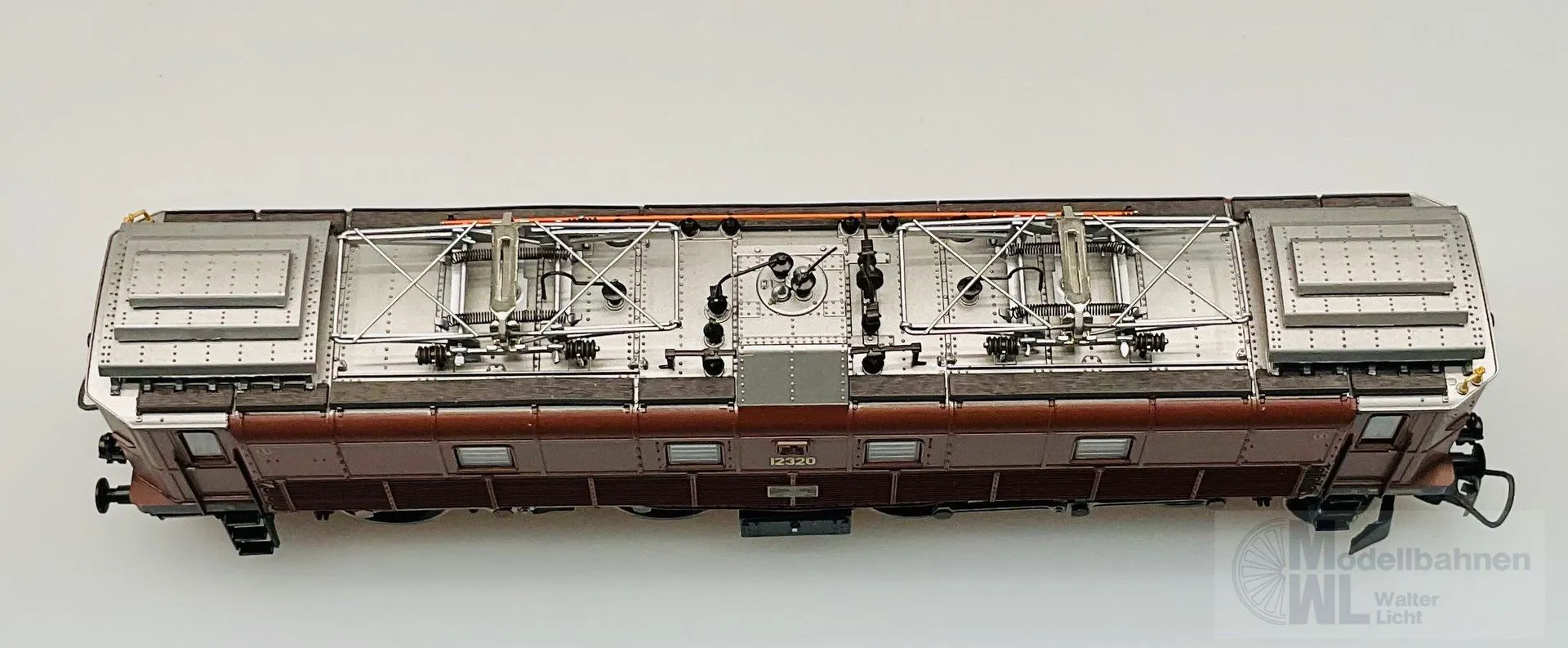 Roco 62545 - Roco - E-Lok Be 4/6 SBB 12320 braun mit Stirntür H0/GL