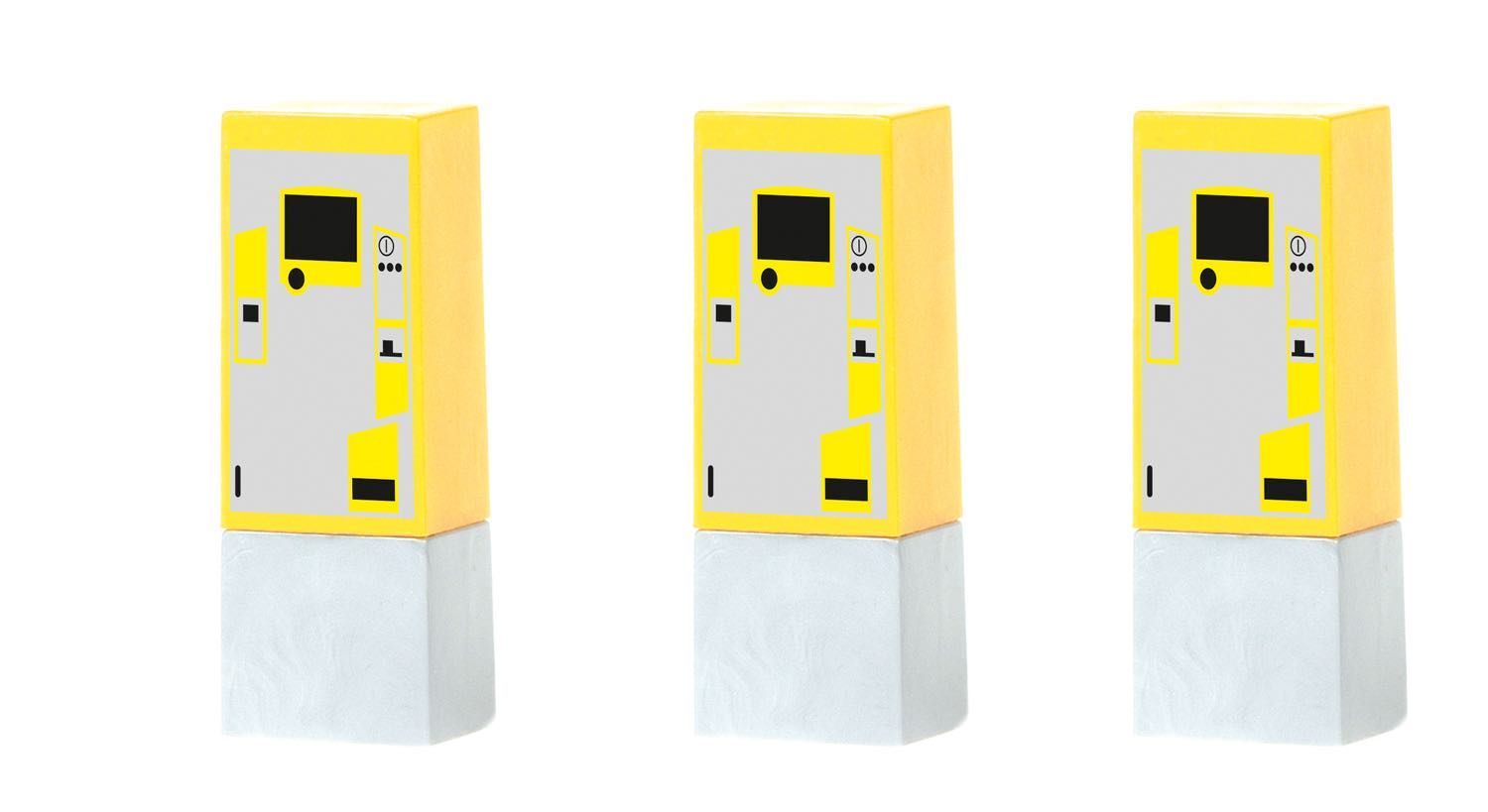Rietze 70287 - Parkscheinautomat 3er Set H0 1:87 Rietze 70287 - Parkscheinautomat 3er Set H0 1:87