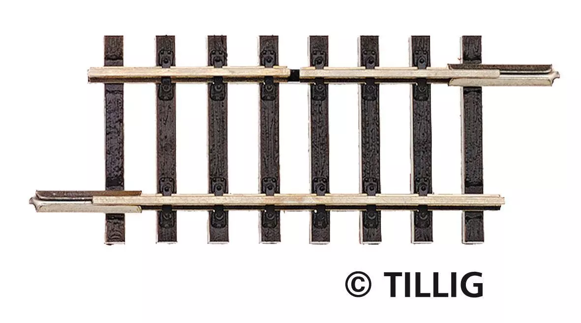 Tillig 83155 - Unterbrechergleis 41,5 mm einseitig getrennt TT 1:120