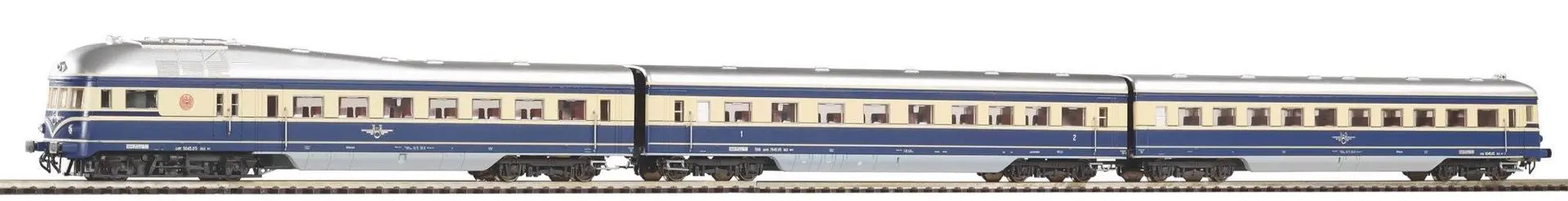 Piko 52270 - Dieseltriebwagen Rh 5045 BBÖ Ep.III 3tlg. H0/WS