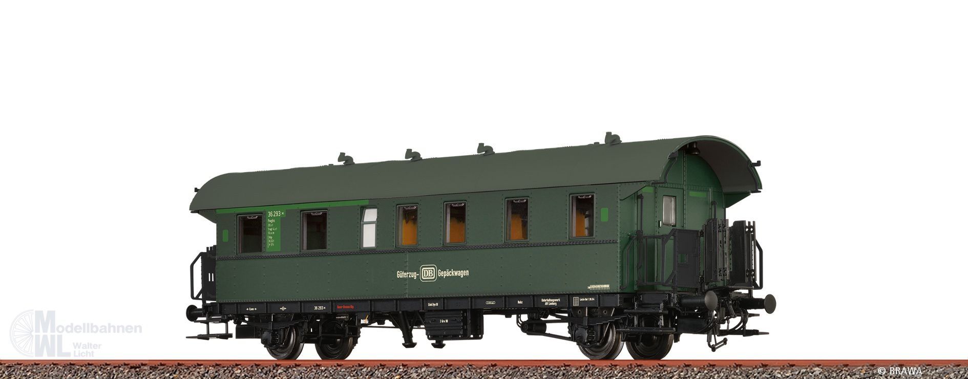 Brawa 46832 - Gepäckwagen DB Ep.III Pwghs 36 293 H0/WS DIGITAL EXTRA Brawa 46832 - Gepäckwagen DB Ep.III Pwghs 36 293 H0/WS DIGITAL EXTRA