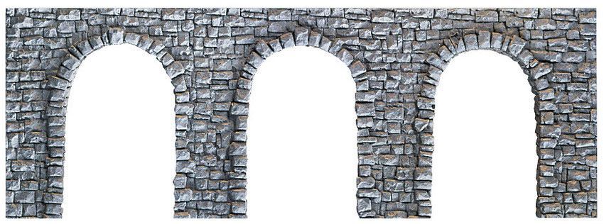 Noch 58260 - Arkadenmauer offen, 27 x 10 cm H0 1:87