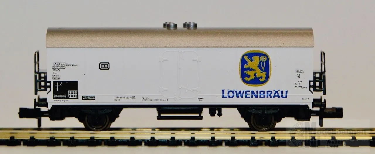 Fleischmann 8324 - FLEISCHMANN - Kühlwagen DB Ep.IV Löwenbräu N 1:160