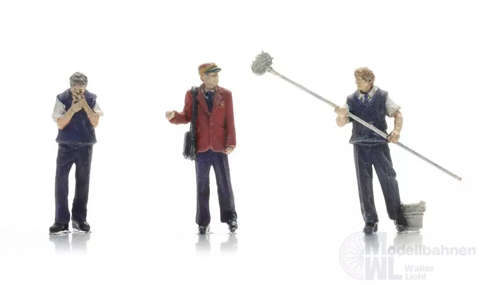 ARTITEC b.v. 5870126 - Niederländische Lokführer (3x) Fertigmodell H0 1:87