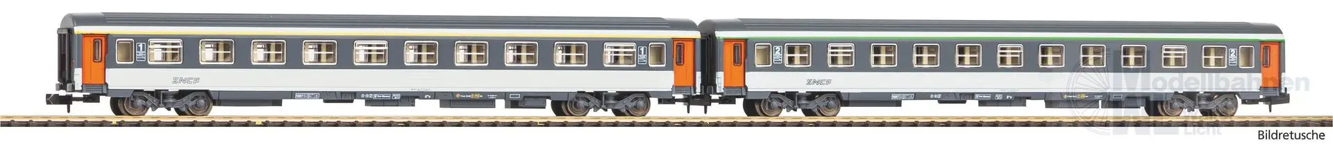 Piko 94505 - Abteilwagen Set SNCF Ep.IV/V 1.Kl./2.Kl. N 1:160