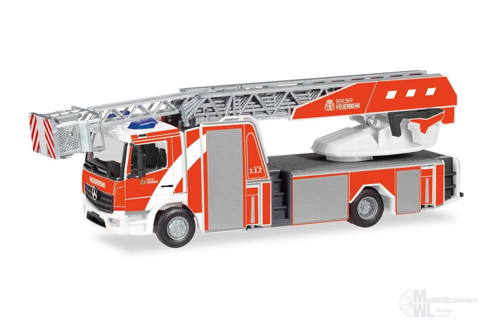 Herpa 099912 - Mercedes-Benz Atego 13 DLK Berliner Feuerwehr H0 1:87