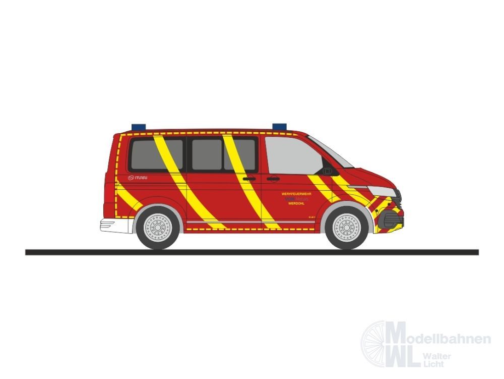 Rietze 53955 - Volkswagen T6.1 Werksfeuerwehr VDM Metals Werdohl H0 1:87