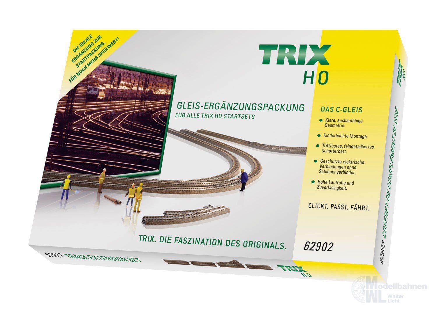 Trix 62902 - C-Gleis-Ergänzungspackung C2 H0/GL