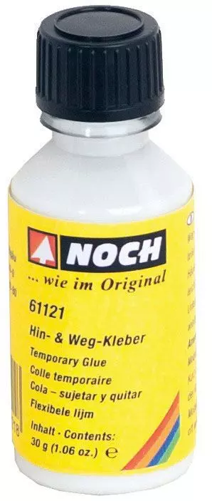 Noch 61121 - Hin- & Weg-Kleber 30 g G/1/0/H0/H0m/H0e/TT/N/Z