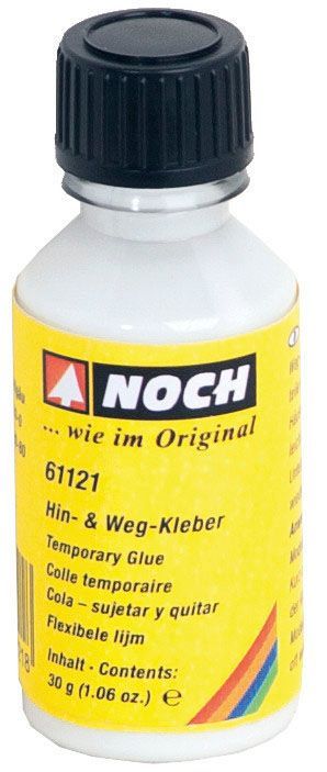 Noch 61121 - Hin- & Weg-Kleber 30 g G/1/0/H0/H0m/H0e/TT/N/Z