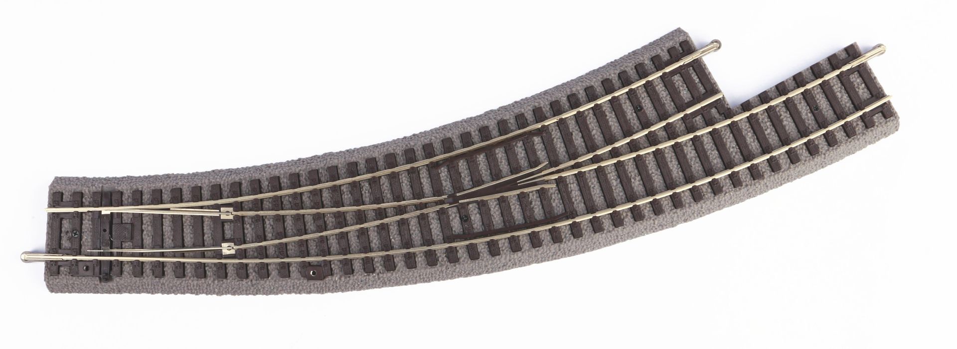 Piko 55427 - A-Gleis mit Bettung. Weiche-Bogen BWL-R3 H0/GL