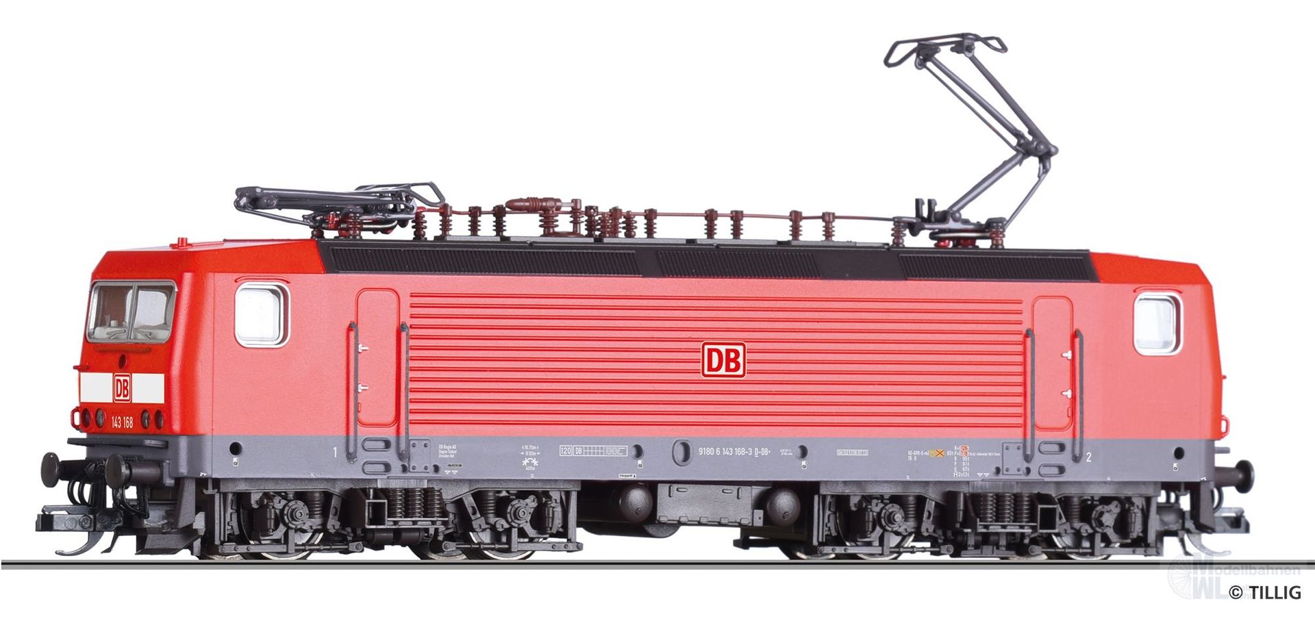 Tillig 04350 - E-Lok BR 143 DB Ep.VI TT 1:120