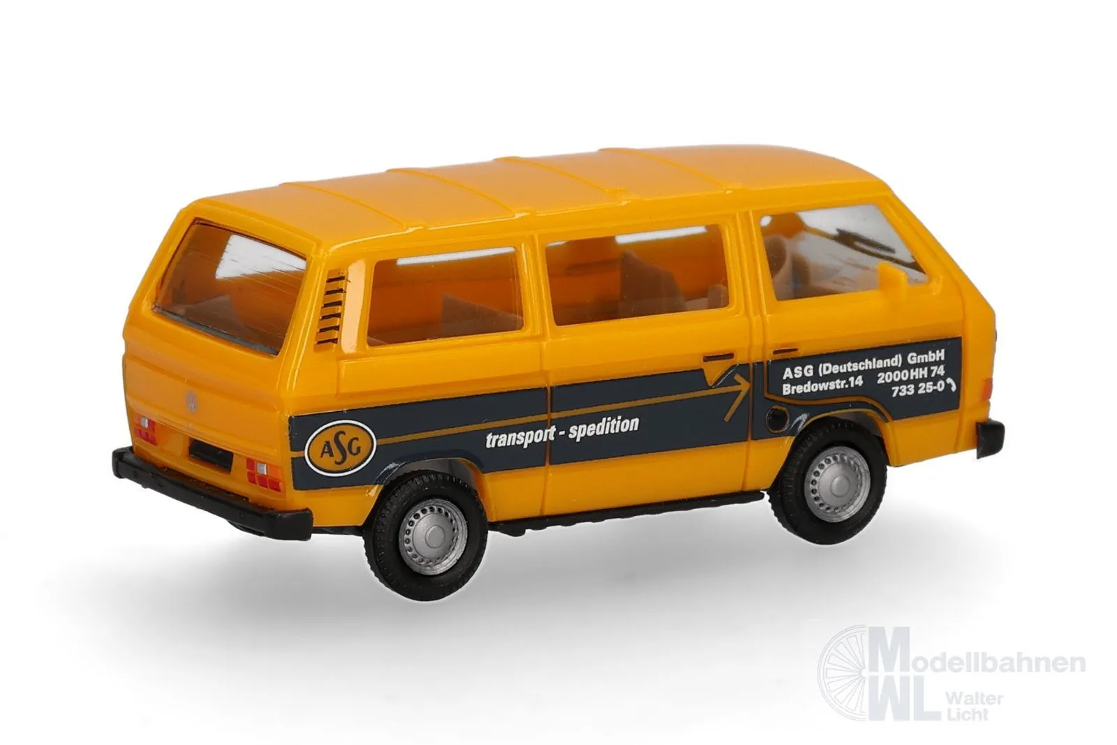 Herpa 099219 - VW T3 Bus ASG Hamburg H0 1:87
