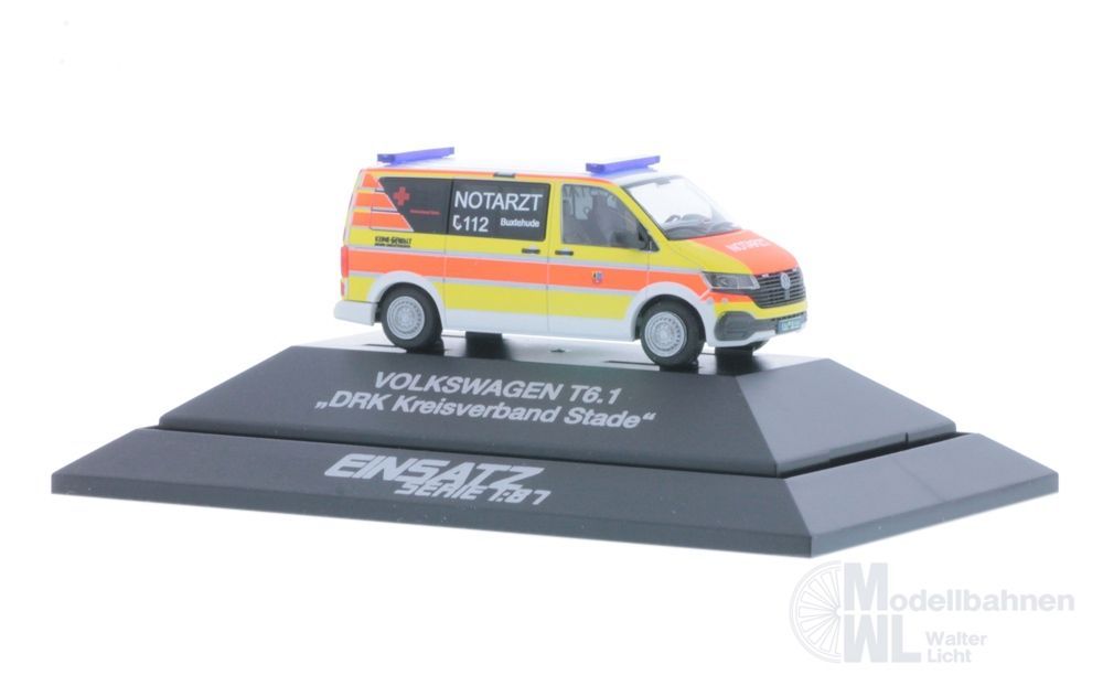 Rietze 53841 - Volkswagen T6.1 DRK Buxtehude H0 1:87 Rietze 53841 - Volkswagen T6.1 DRK Buxtehude H0 1:87