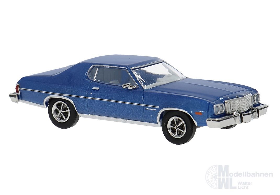 Brekina 19736 - Ford Gran Torino blau metallic H0 1:87