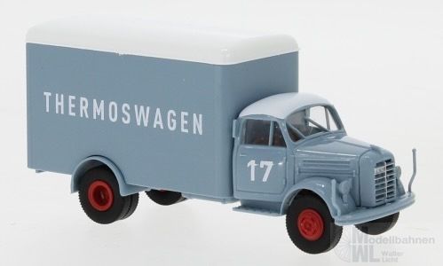 Brekina 94307 - Borgward B 4500 Koffer 17 Thermoswagen 1951 blaugraue Spedition H0 1:87 Brekina 94307 - Borgward B 4500 Koffer 17 Thermoswagen 1951 blaugraue Spedition H0 1:87