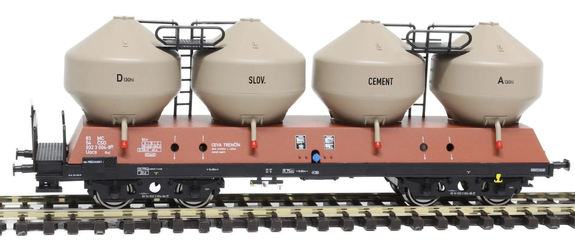 IGRA MODEL 96400010 - Staubsilowagen CSD Ep.IVUacs Slovcement TT 1:120