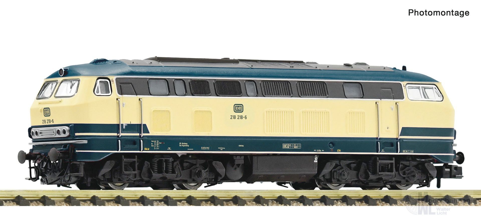 Fleischmann 7370036 - Diesellok BR 218 218-6 DB Ep.IV N 1:160 Sound