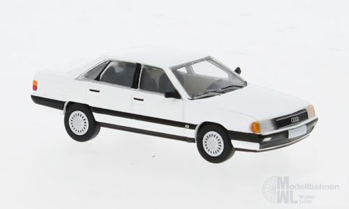 PCX-Models 870436 - Audi 100 C3 weiss 1982 H0 1:87