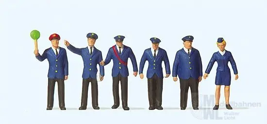 Preiser 10011 - Bahnpersonal DB H0 1:87