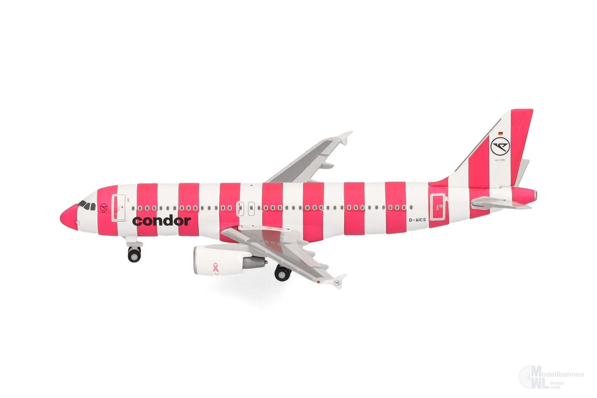 Herpa 538732 - Airbus A320 Condor Pink Plane 1:500