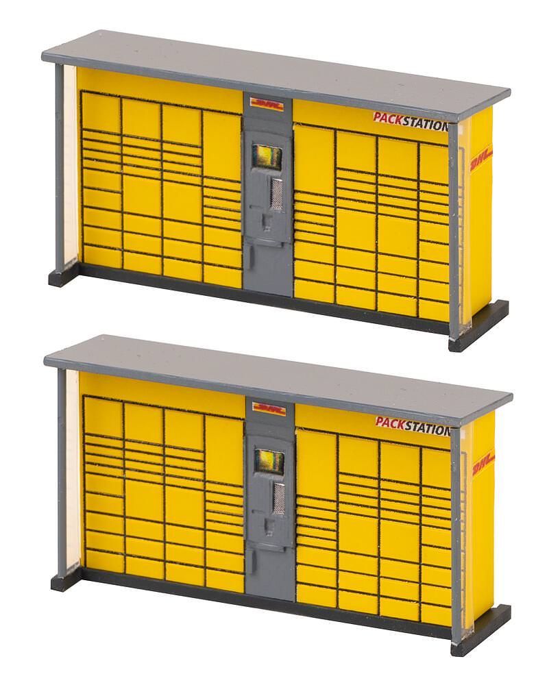 Faller 180281 - 2 Packstationen DHL H0 1:87