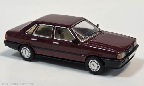 PCX-Models 870712 - Audi 80 B2 (Typ 85) dunkelrot 1984 H0 1:87