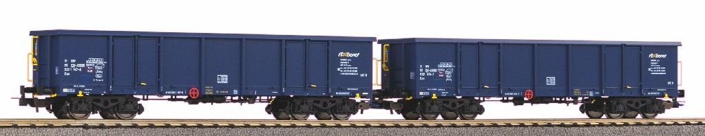 Piko 58239 - Güterwagen Set Axbenet Ep.VI Eaos 2.tlg. mit Holzladung H0/GL Piko 58239 - Güterwagen Set Axbenet Ep.VI Eaos 2.tlg. mit Holzladung H0/GL
