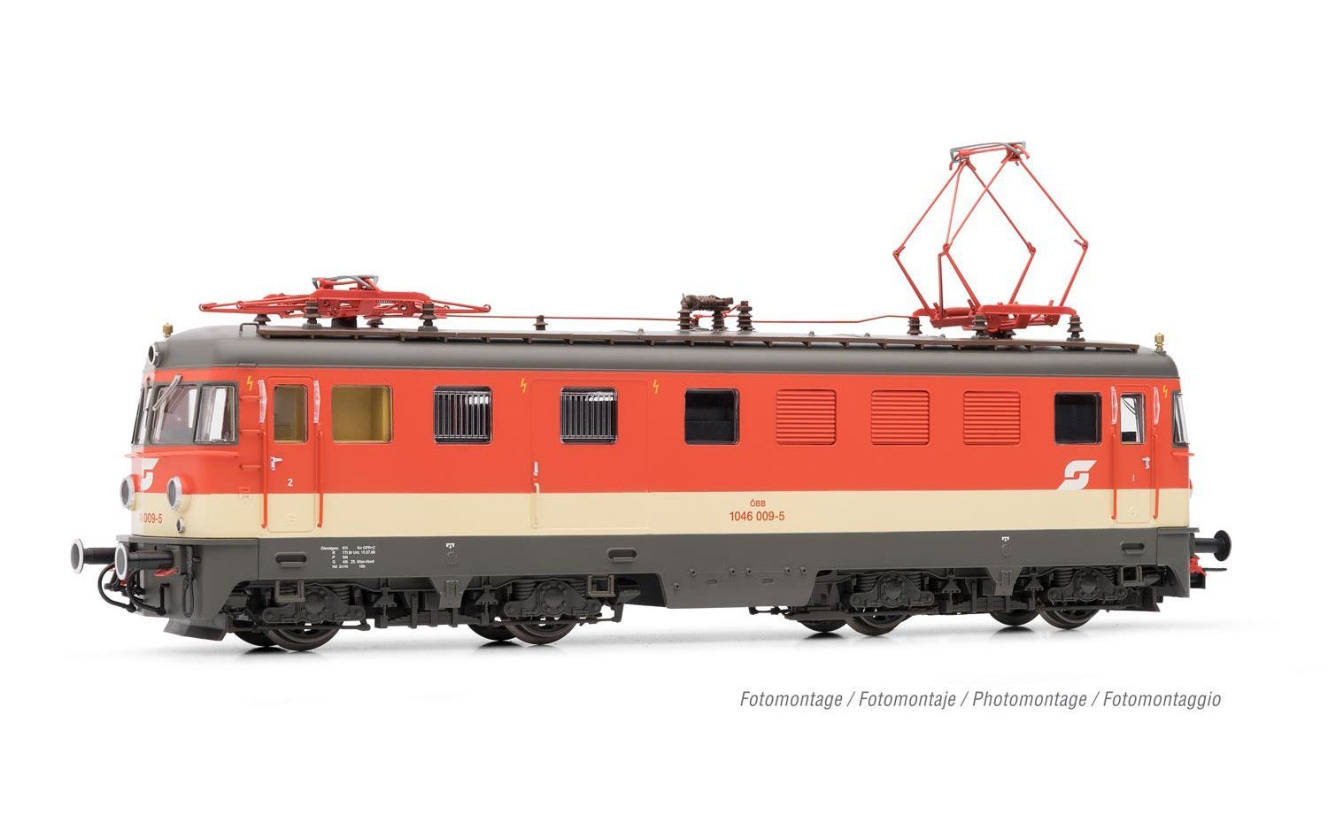 Rivarossi 2854 - E-Lok Reihe 1046 009-5 ÖBB Ep.IV/V H0/GL