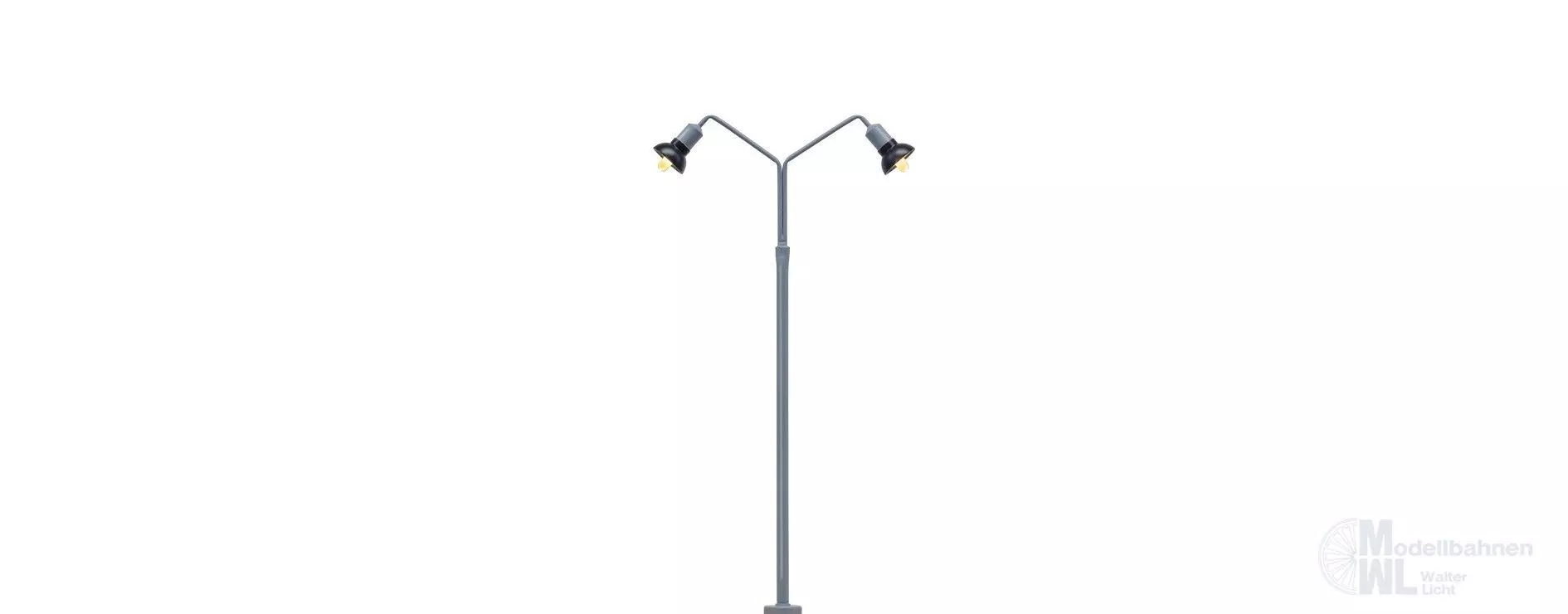 Brawa 84055 - Bogenleuchte zweifach mit Stecksockel LED H0 1:87